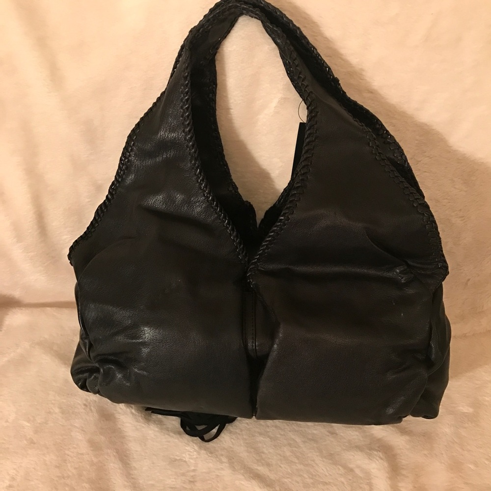 Sondra Roberts Black Hobo Bag